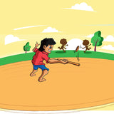 Funskool Traditional Games Gilli Danda