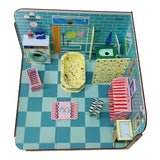 Webby DIY Build & Paint Bathroom with Furniture Wooden Dollhouse Kit