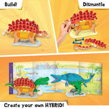 Imagimake Mapology Dino Quest - Tyrannosaurus Rex, Mosasaurus and Ankylosaurus