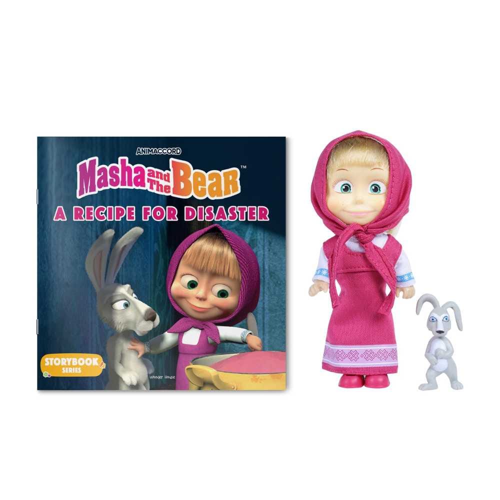 Simba Masha And The Bear Masha's Animal Friends - Masha Doll And Rabbit And Masha and the Bear: A Recipe for Disaster (Story Book)