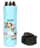 Youp Rolex Thermo Steel Bottle 500ml - Unicorn - Blue