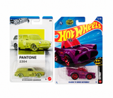 Hot Wheels Silver Series Pantone 2304 - Custom 69 Volkwagen Squareback and Classic TV Series Batmobile