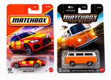 Matchbox BMW i4 Police and 1973 Volkswagen T2B