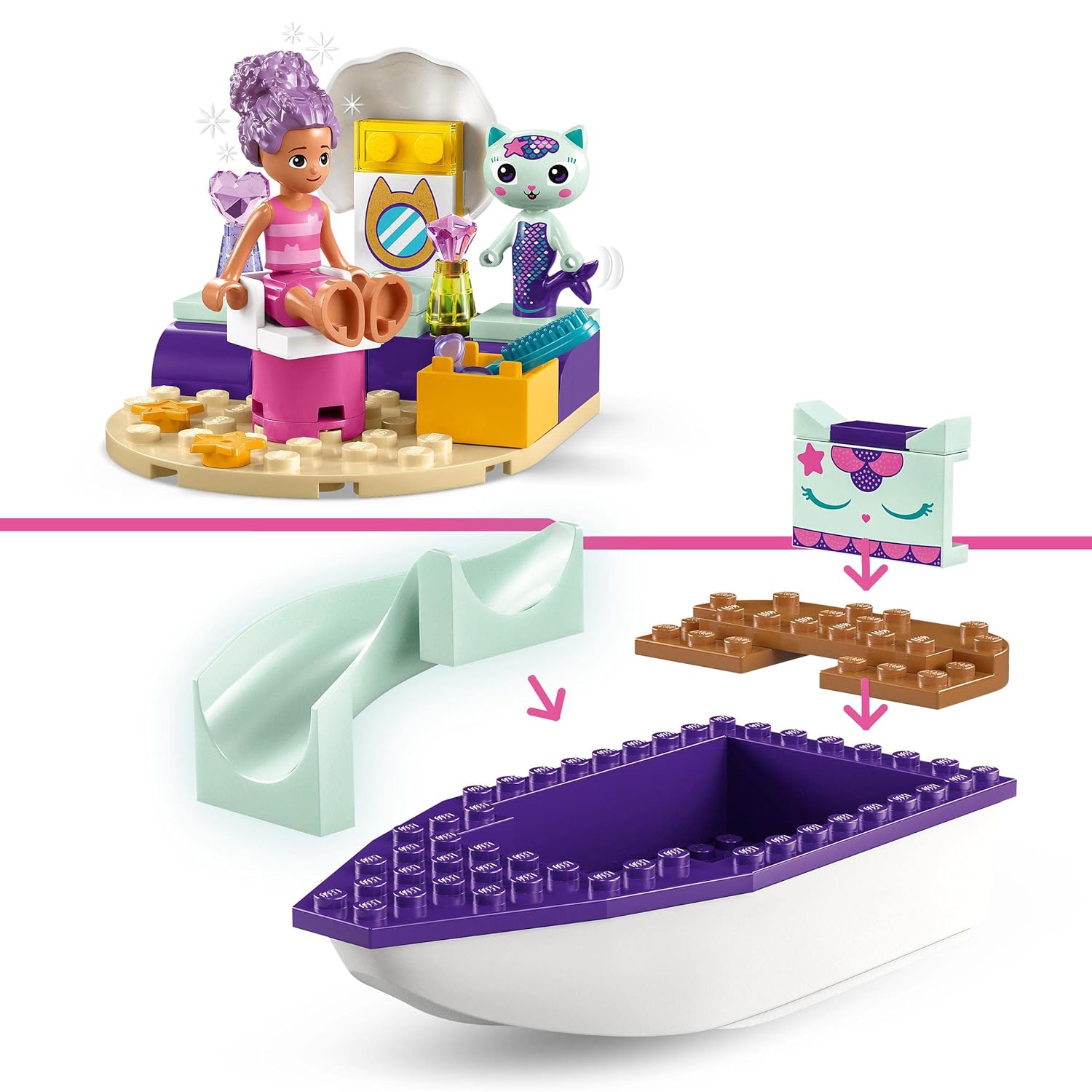 Lego Gabby's Dollhouse Gabby & MerCat's Ship & Spa