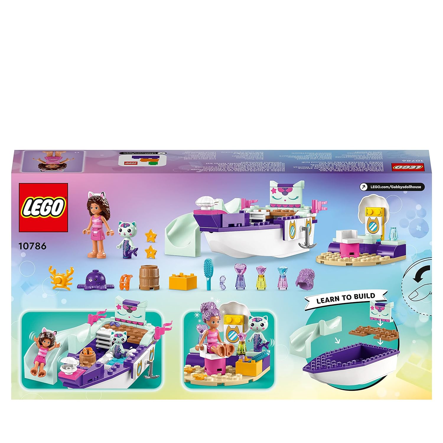 Lego Gabby's Dollhouse Gabby & MerCat's Ship & Spa