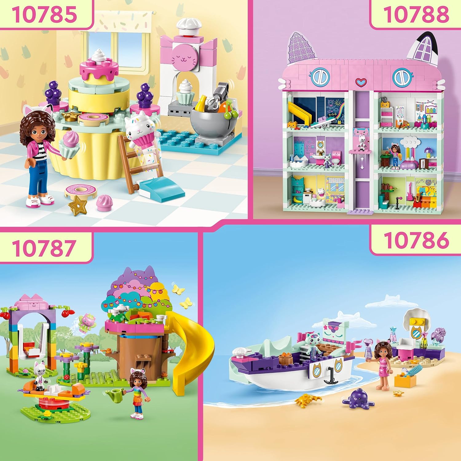 Lego Gabby's Dollhouse Gabby & MerCat's Ship & Spa