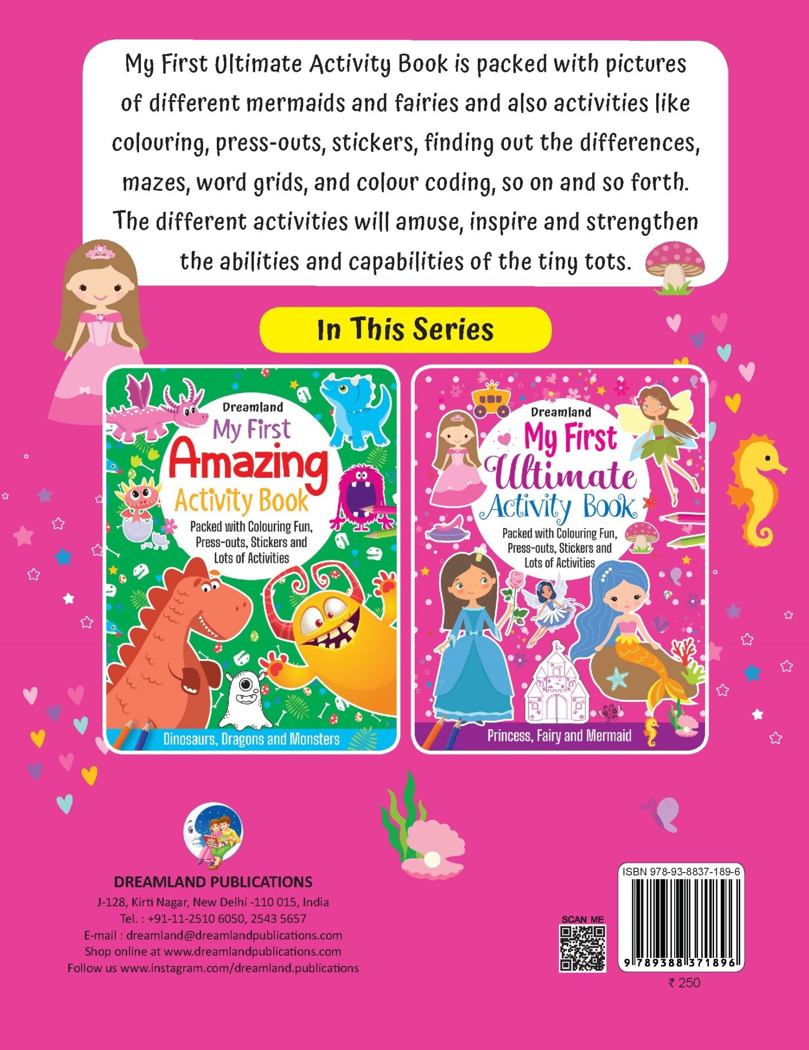 Dreamland Publications - My First Ultimate Activity Set-  Princess, Fairies and Mermaid