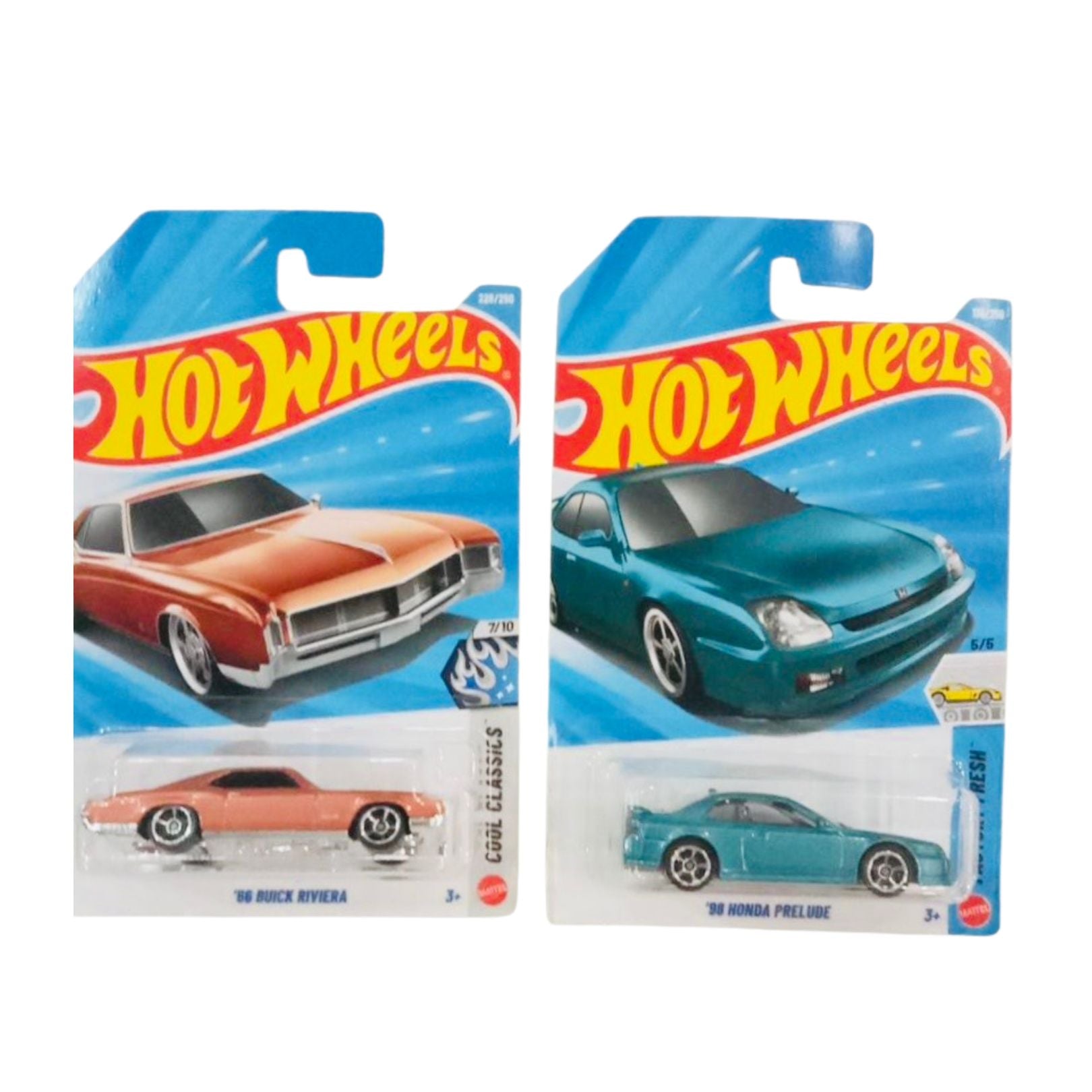 Hot Wheels '66 Buick Riviera And '98 Honda Prelude