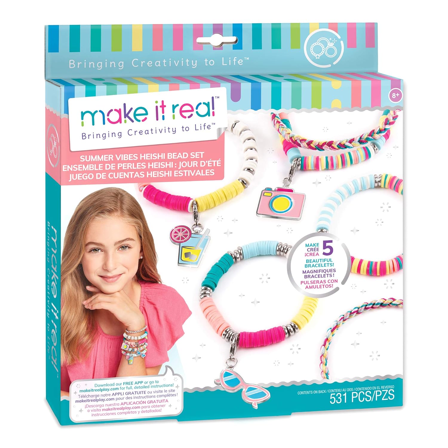 Make It Real - Summer Vibes Heishi Bead Set