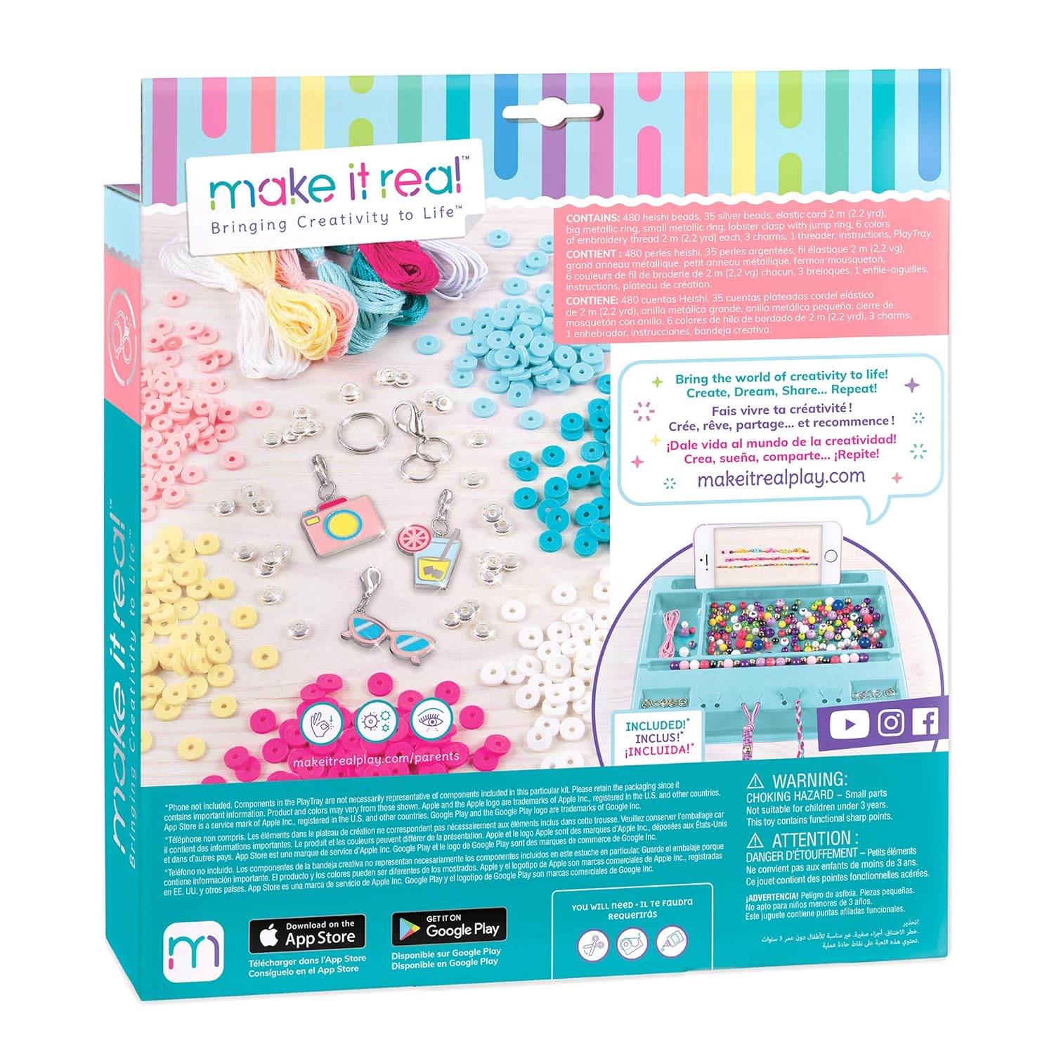 Make It Real - Summer Vibes Heishi Bead Set