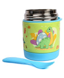Youp Stainless Steel Insulated Food Jar With Fork Green - 325 ml