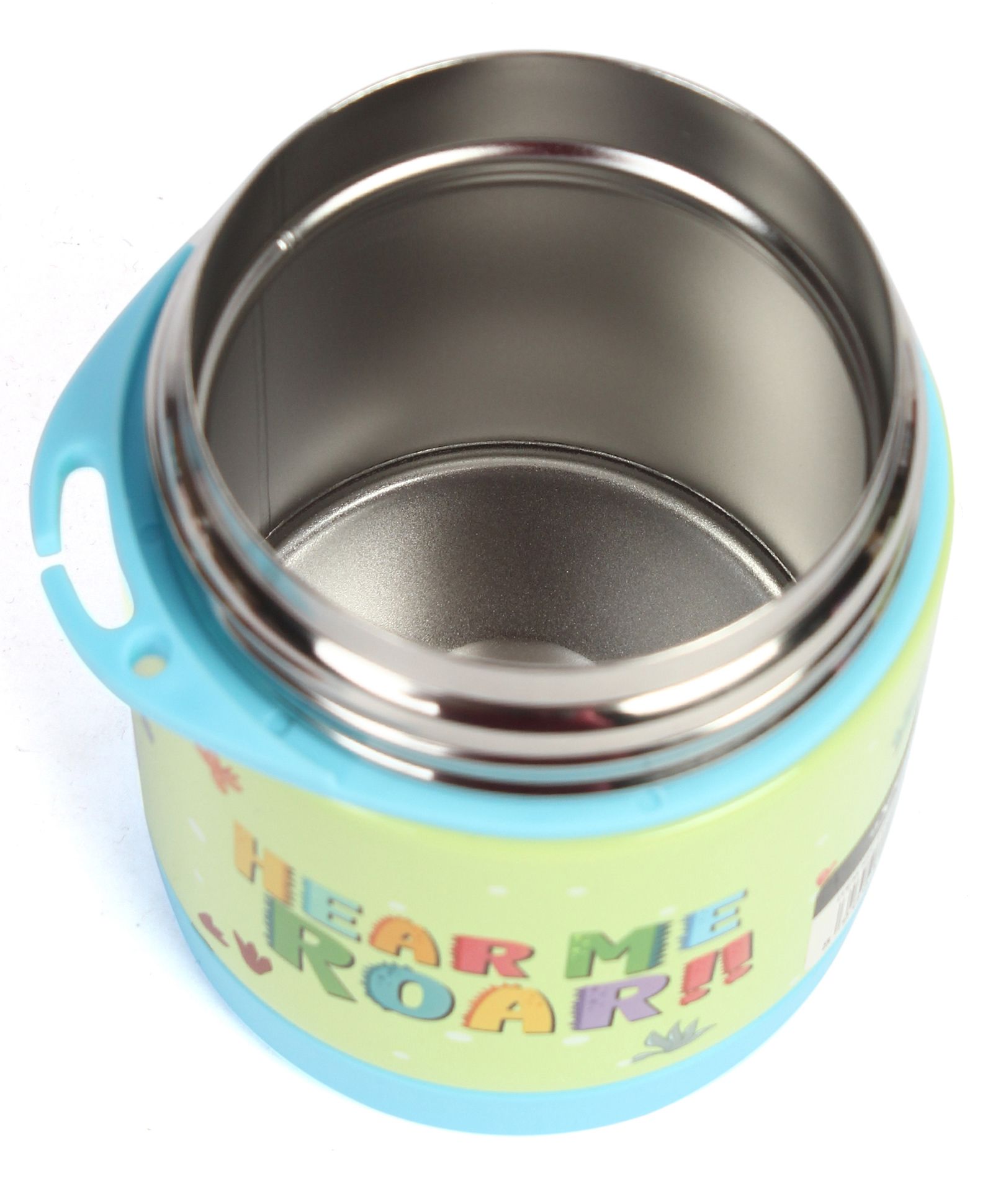 Youp Stainless Steel Insulated Food Jar With Fork Green - 325 ml