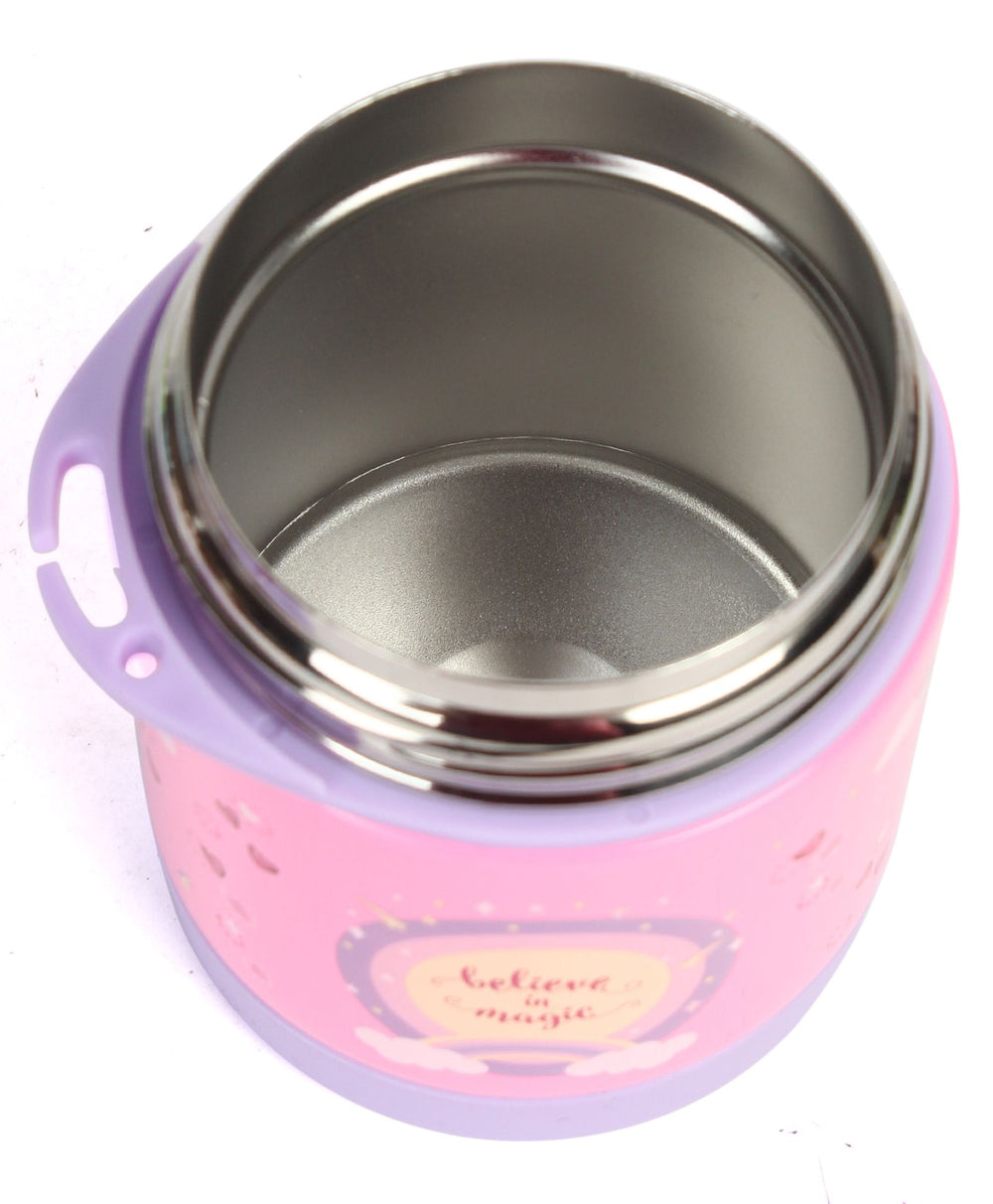 Youp Stainless Steel Insulated Food Jar With Fork Purple - 325 ml