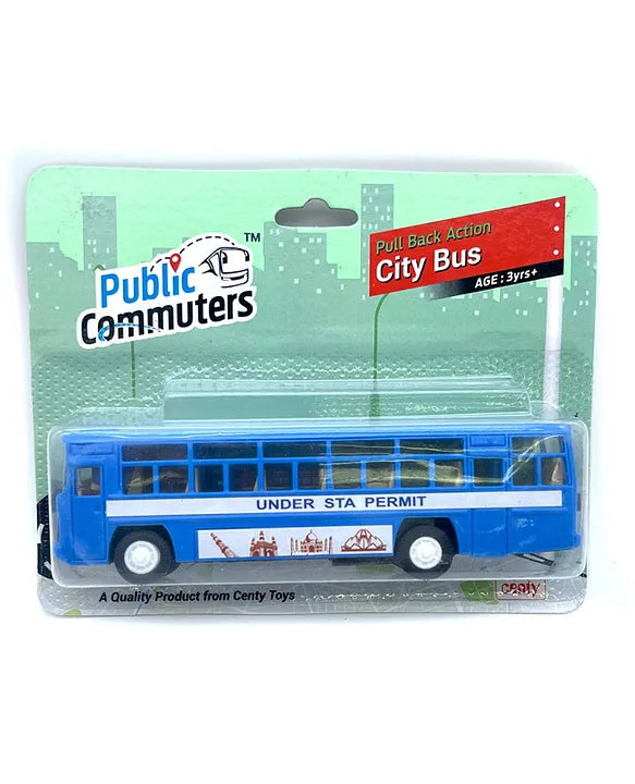 Centy Toys Public Commuters  City Bus-Blue