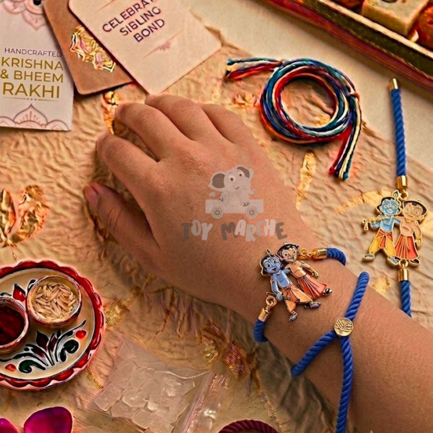 Krishna & Chhota Bheem Theme Rakhi