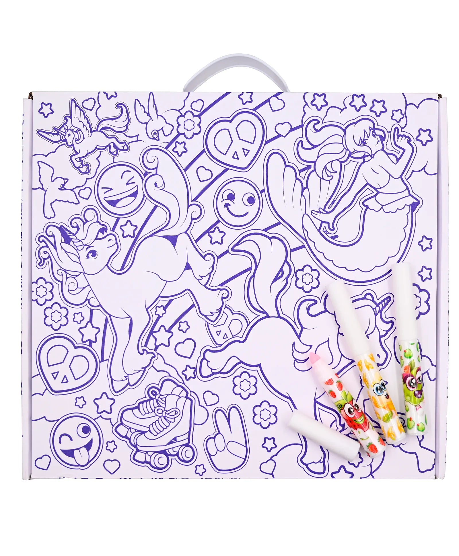 Scentos Clean Colouring Colour In Carry Case - ENCHANTED