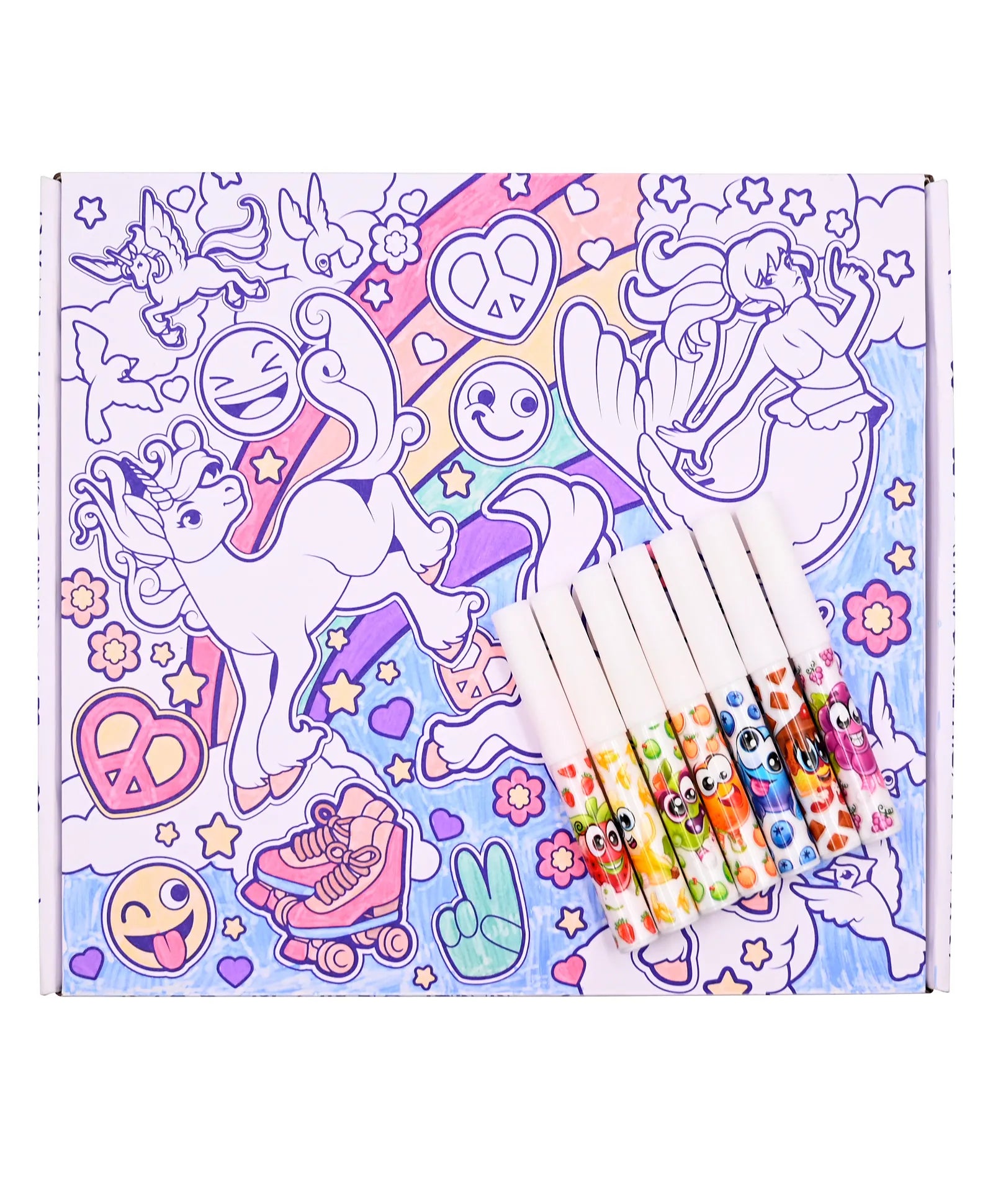 Scentos Clean Colouring Colour In Carry Case - ENCHANTED