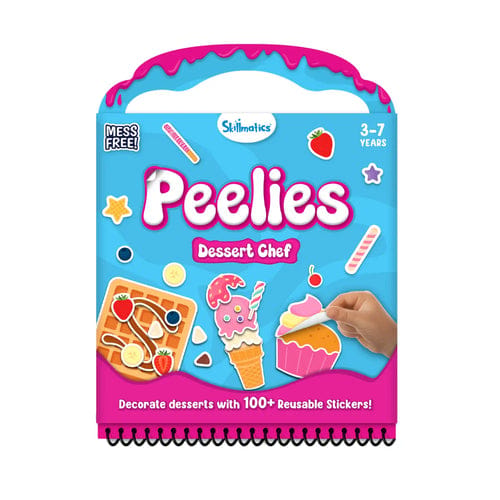 Skillmatics Peelies: Dessert Chef | Reusable Sticker Activity Book