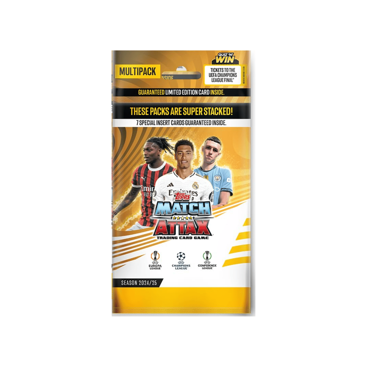 Topps UEFA Champions League Match Attax 24/25 Trading and Collectible Card Game 20 Cards Pack