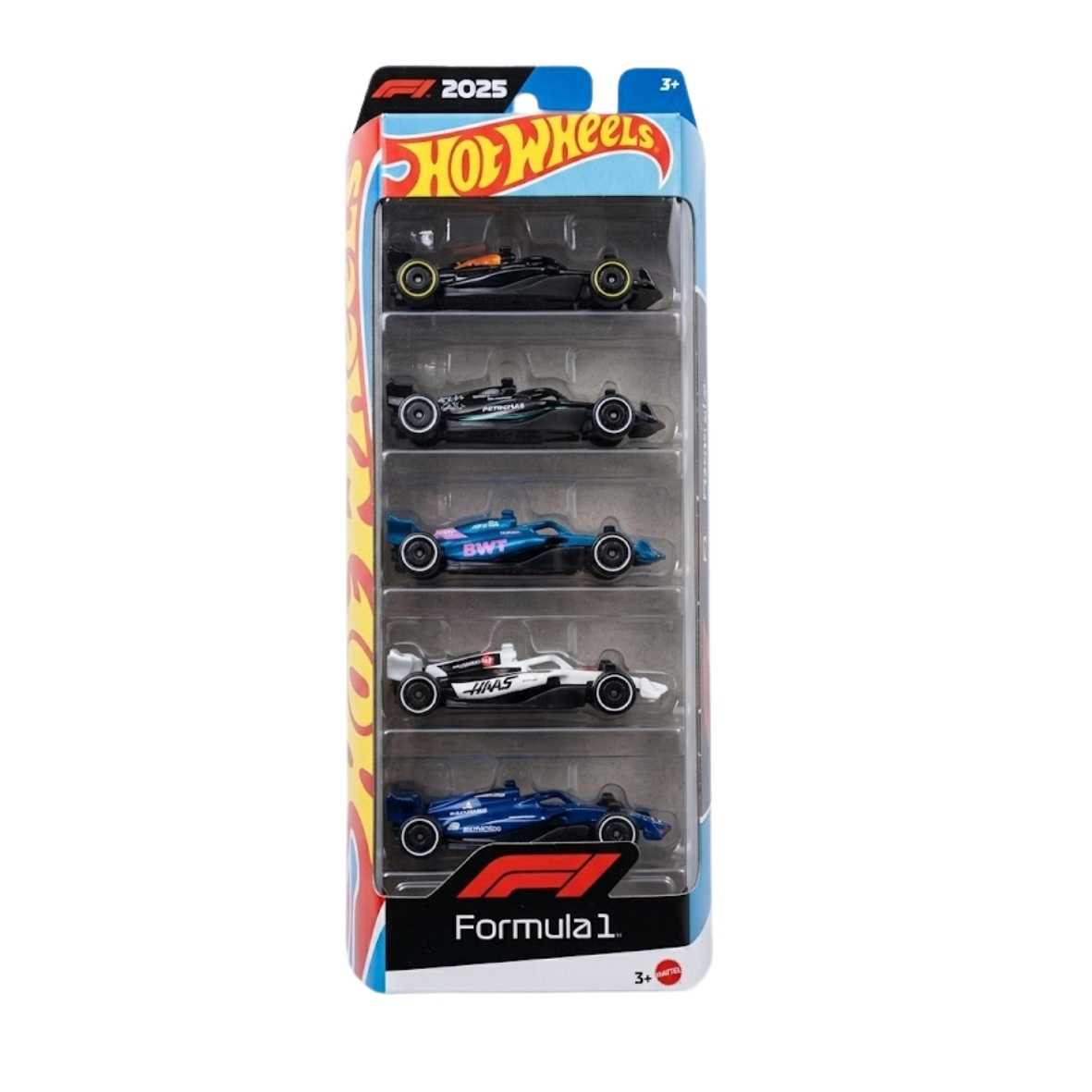 Hot Wheels 5 Car Pack - Formula 1