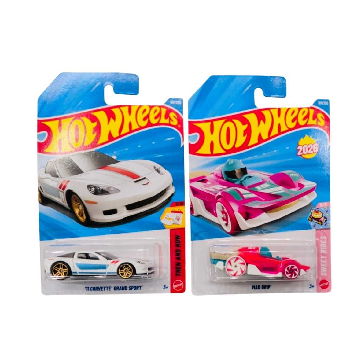 Hot Wheels '11 Corvette Grand Sport And Mad Drip