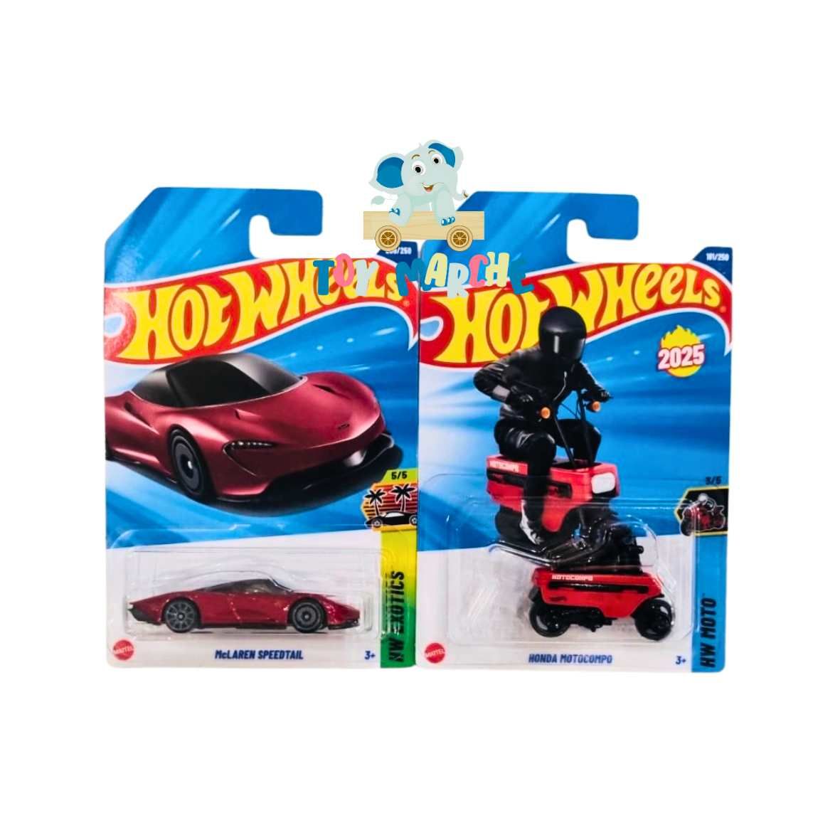 Hot Wheels McLaren Speedtail And Honda Motocompo