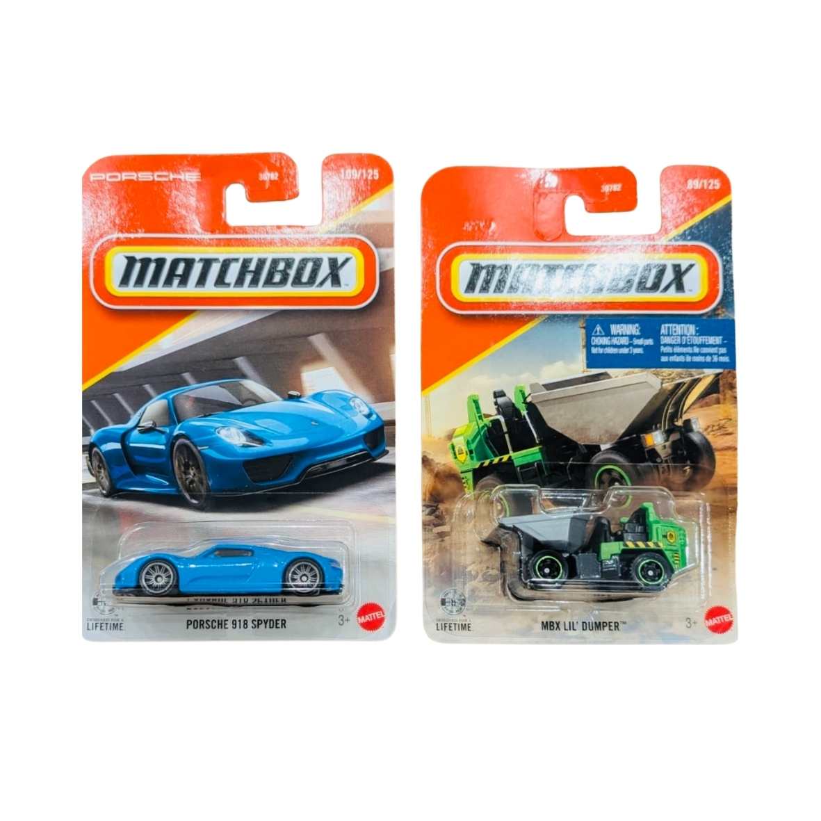 Matchbox Porsche 918 Spyder And MBX Lil' Dumper