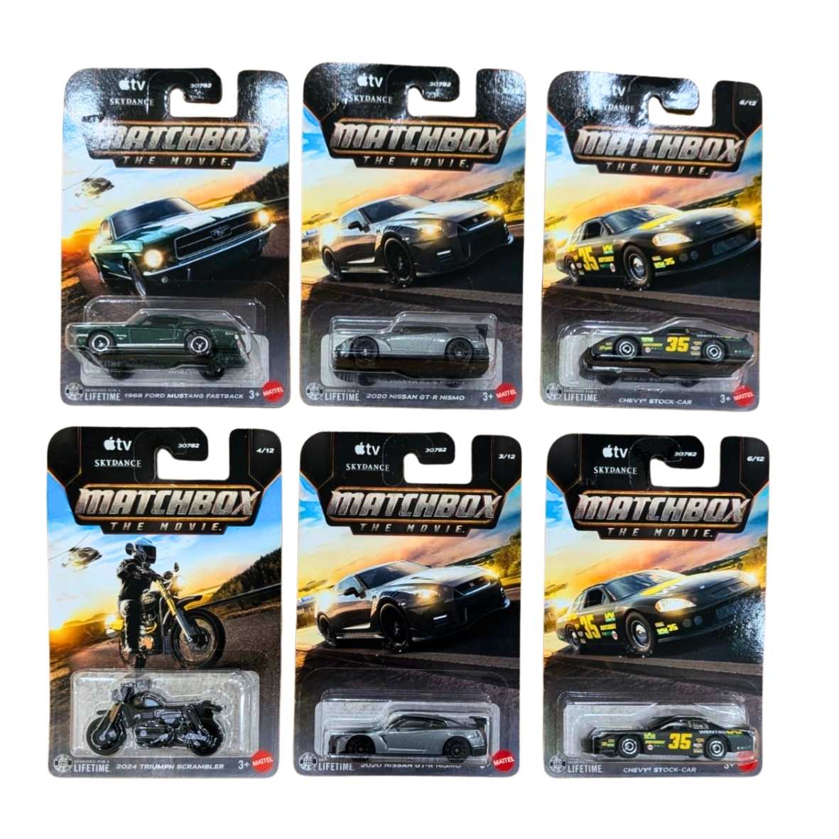 Matchbox Movie Series Set Of 6