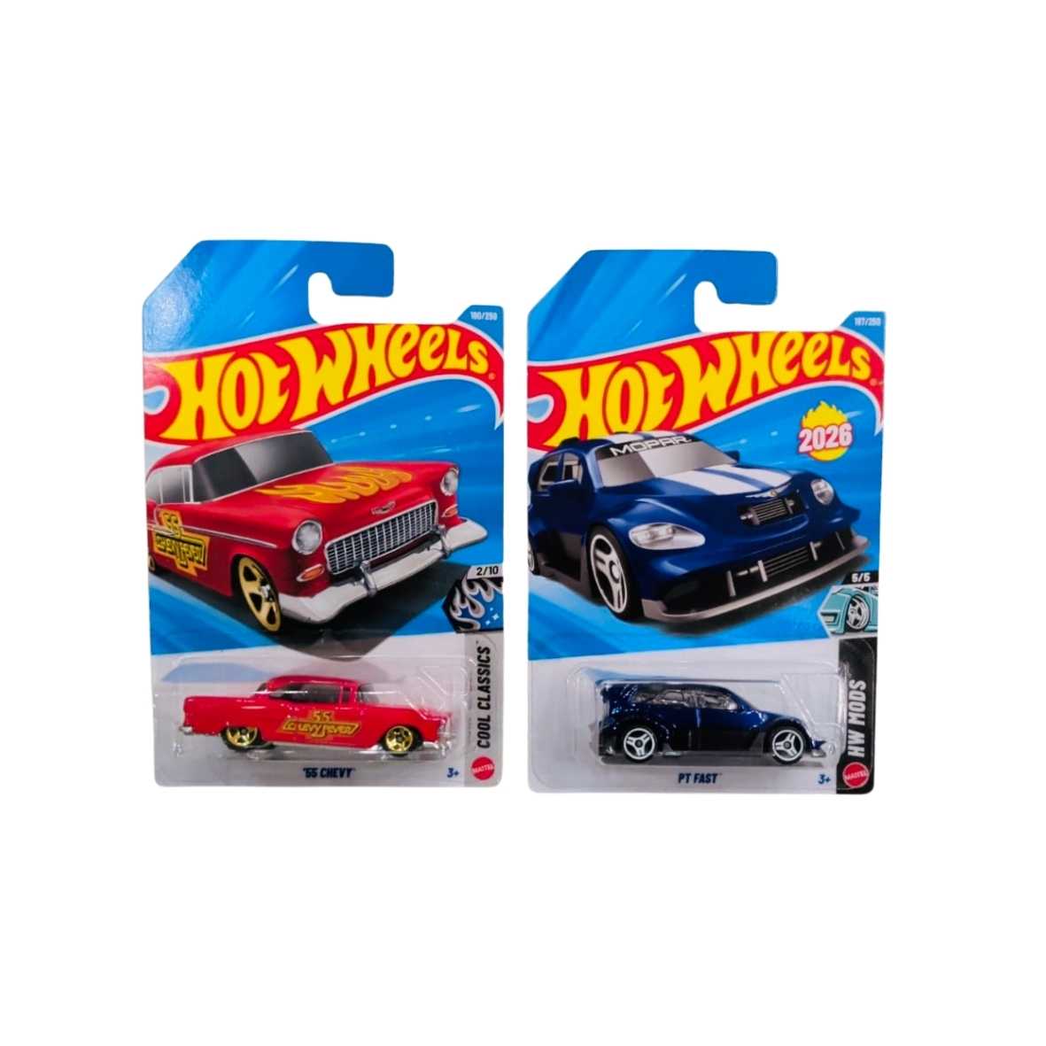 Hot Wheels '55 Chevy And PT Fast