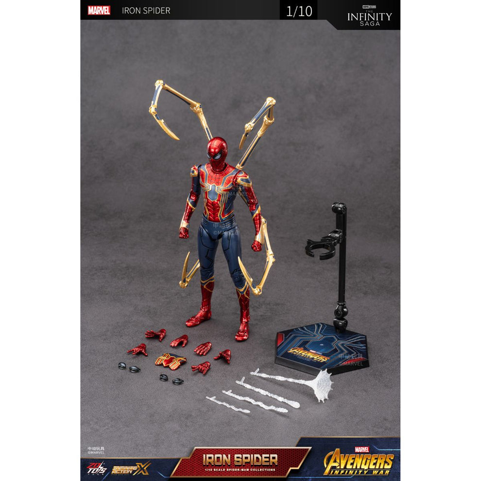 ZD Toys Marvel Studios Infinity War Iron Spider 1:10 Scale