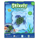 Skillmatics Stixels: Sea Turtle Wall Decor | DIY 3D Pixel Art Kit
