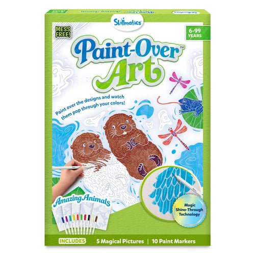 Skillmatics Paint-Over Art  Amazing Animals