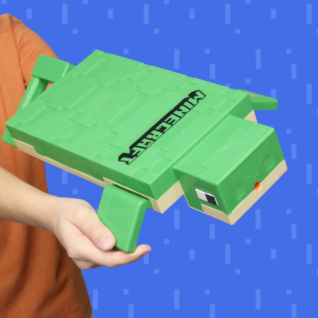 Hasbro Nerf Super Soaker Minecraft Turtle Water Blaster