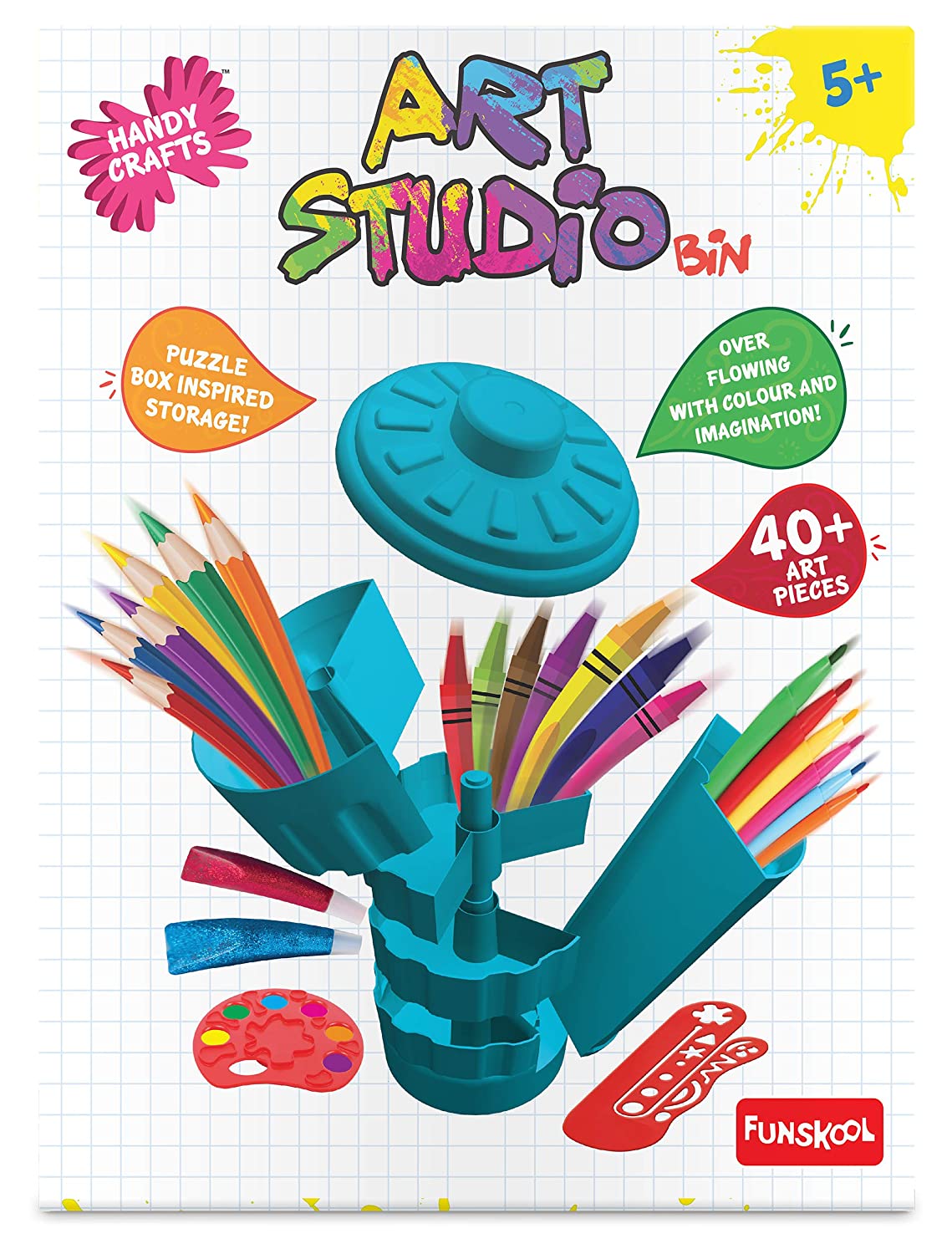 Funskool Handycrafts Art Studio Bin