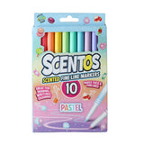 Scentos 10 Pastel Assorted Fine Line Markers