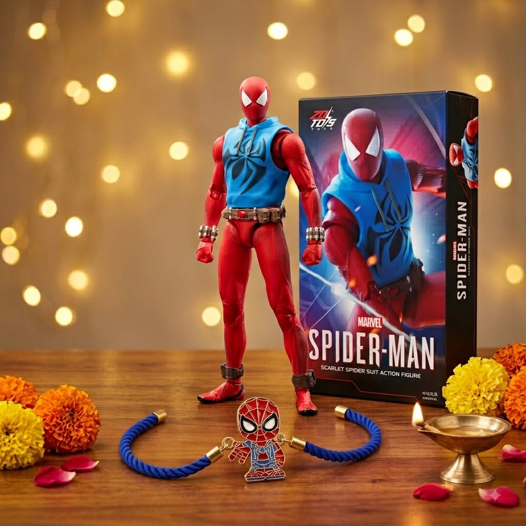 ZD Toys Spider-Man Collector Rakhi Hamper