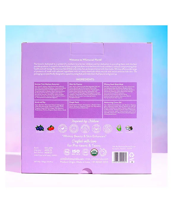 Whimsy Glowing Skin Essential Kit - Pack of 4
