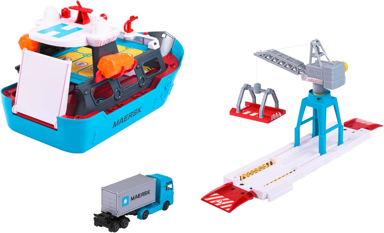 Majorette Creatix Logistics Maersk Port Station - Container Ship