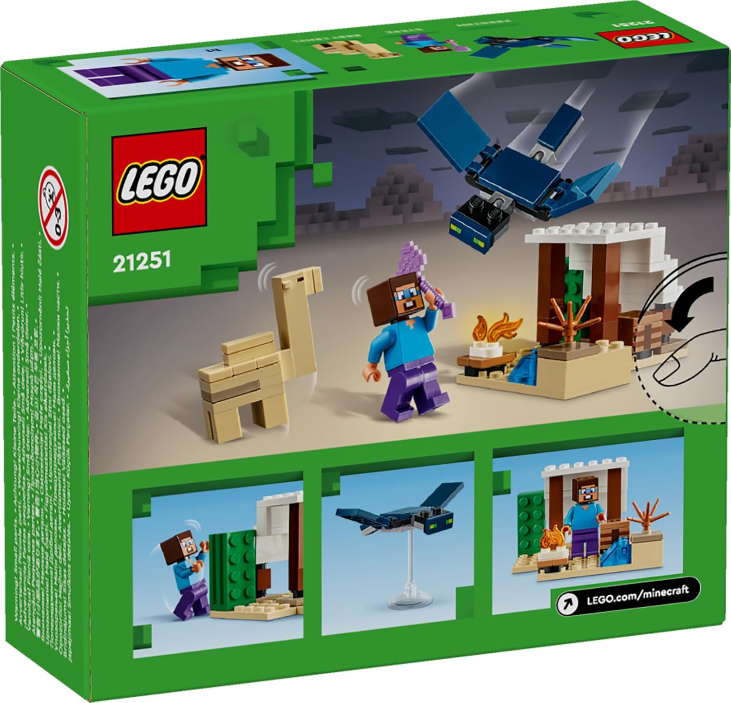 Lego Minecraft 21251 Steve's Desert Expedition