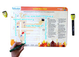 Skillmatics Incredible India Write And Wipe Activity Mats