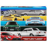 Hot Wheels Silver Series Euro Style 6 Cars Box Set