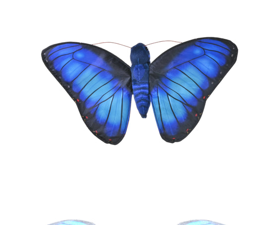 Wild Republic Butterflies Blue Morpho Butterfly Stuffed Animal 7"