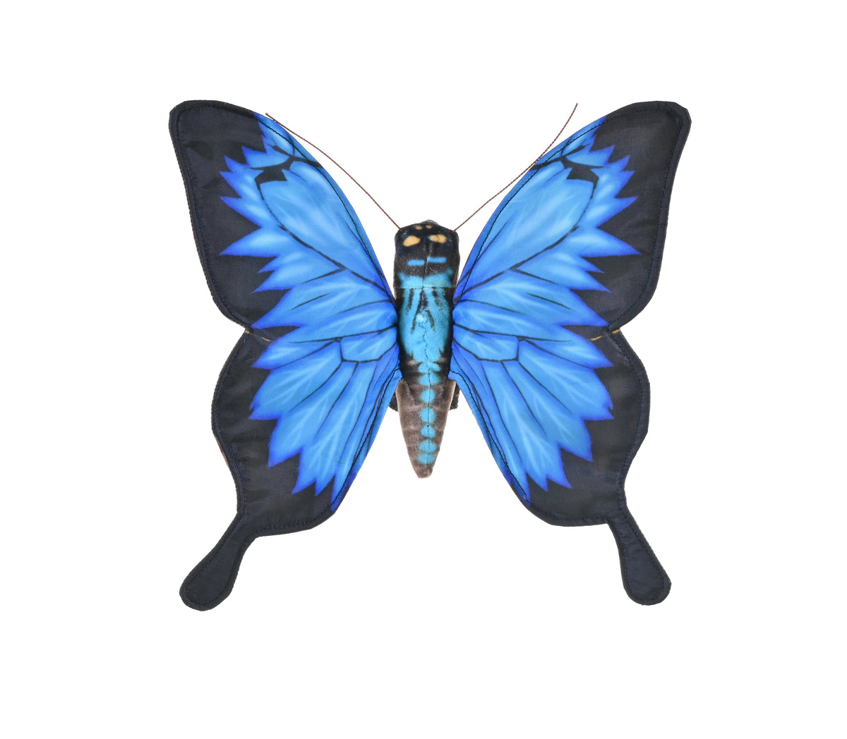 Wild Republic Butterflies Ulysses Butterfly Stuffed Animal 7"