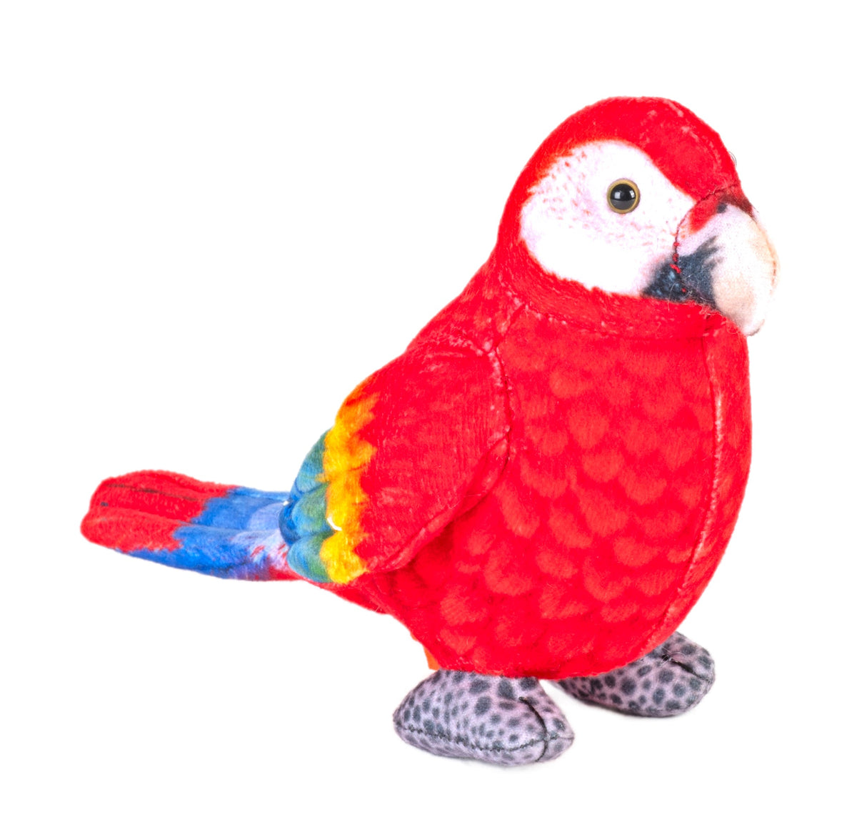 Wild Republic Rainforest Birds Scarlet Macaw Stuffed Animal 4.5