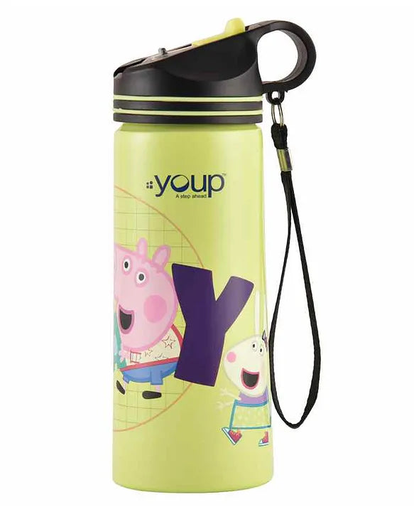 Youp Stainless steel  Peppa Pig kids water bottle HYOWER - 750 ml