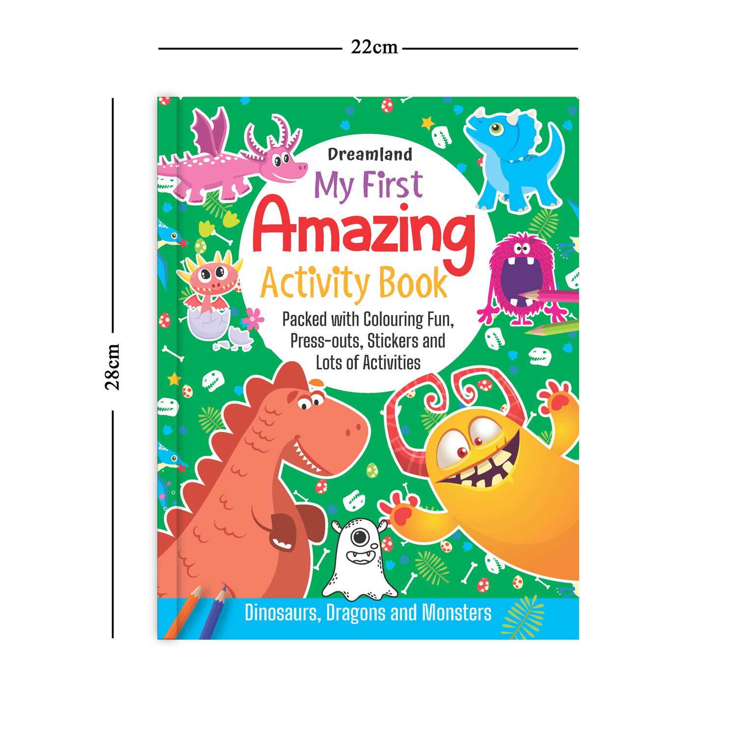 Dreamland Publications - My First Amazing Activity Set-  Dinosaurs, Dragons and Monsters