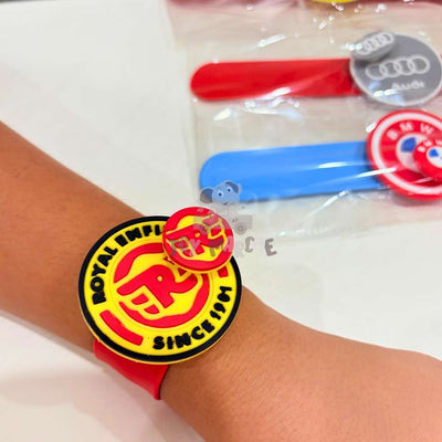 Bike Logo Theme Rakhi / Slapband - Red/Yellow