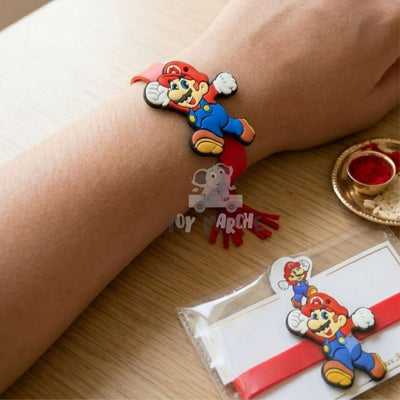Cartoon Character Theme Rakhi - Red/Blue
