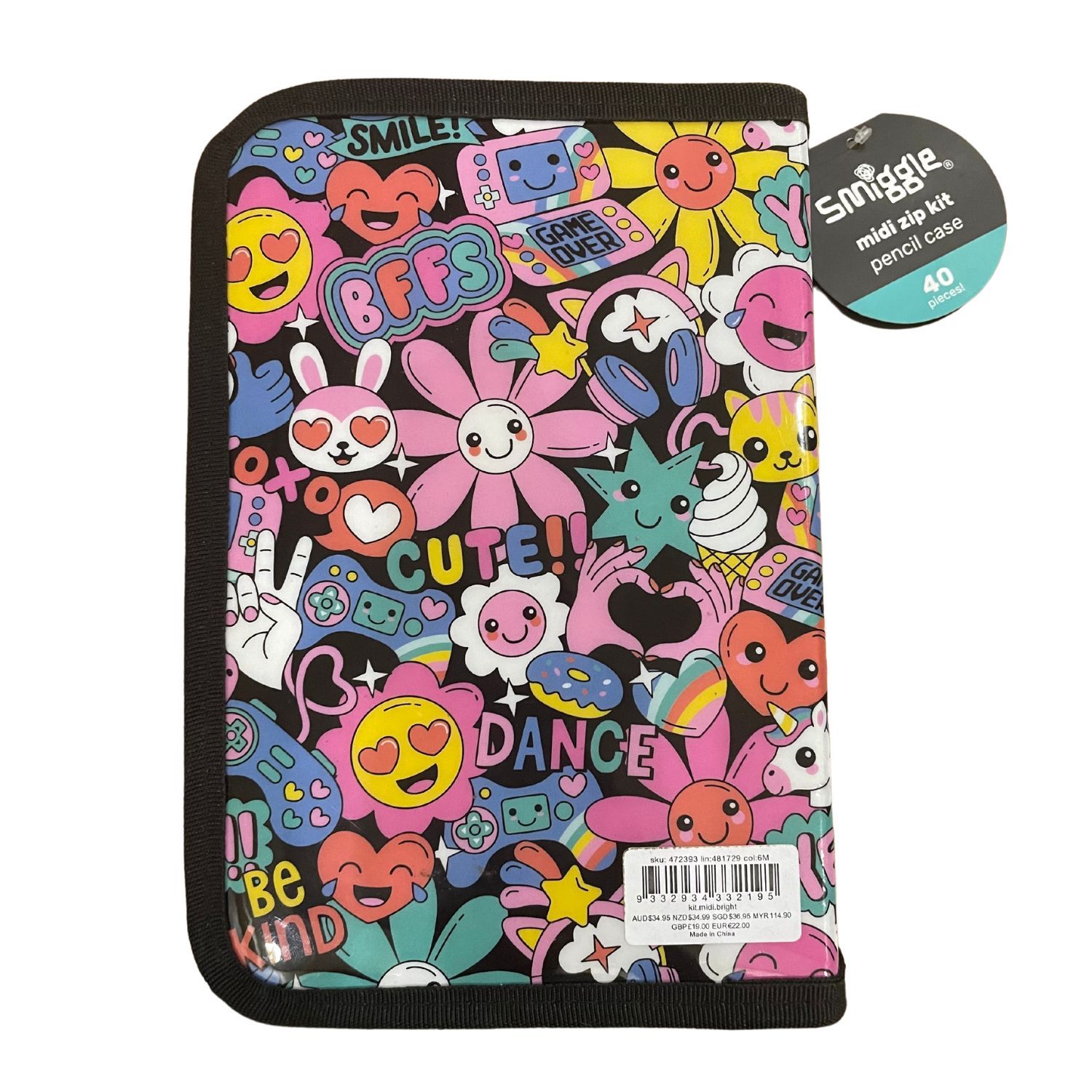 Smiggle Bright Side Midi Stationery Kit