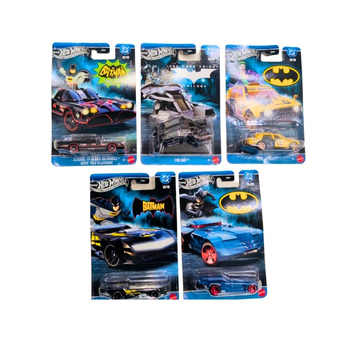 Hot Wheels Silver Series 2026 Batman - Set Of 5